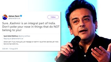 Adnan Sami Picks A Side Over Kashmir Issue!