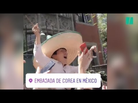 Après l'élimination de l'Allemagne, les supporters mexicains déclarent leur flamme à la Corée du Sud