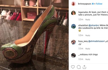 Britney spent $6k on never-worn designer shoes