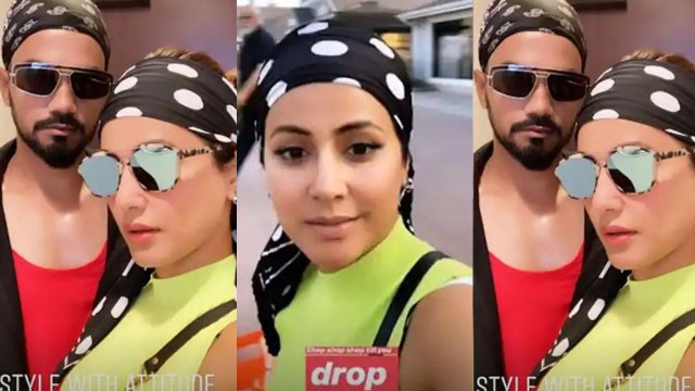 Hina Khan enjoys shopping with boyfriend Rocky Jaiswal in America; Check out | FilmiBeat