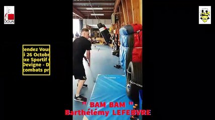 Préparation Barthélémy LEFEBVRE boxeur Pro pour son combat du 26 Octobre 2019 à Douai