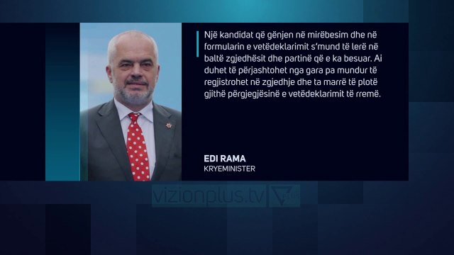 Rama: Valdrin Pjetri nuk është kriminel e Basha: Pjetri, kriminel - News, Lajme - Vizion Plus