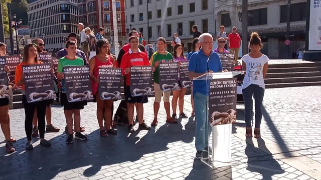 Sare presenta la marcha del día 23 por los derechos de los presos de ETA