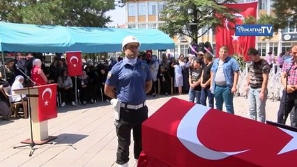 ŞEHİT POLİS MEMLEKETİ TURHAL'DA TOPRAĞA VERİLDİ
