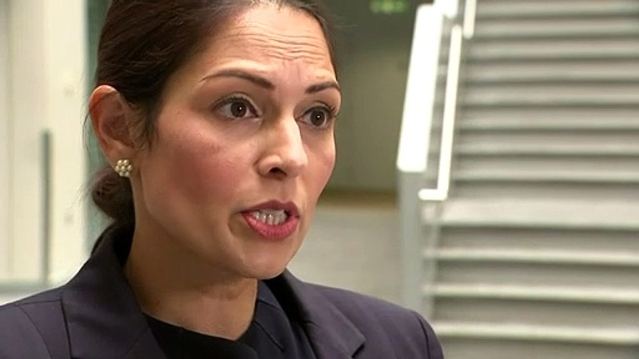 Priti Patel 'devastated' by police officer death