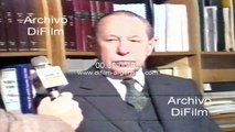 Alvaro Alsogaray abandona la presidencia de la UCEDE 1989