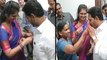 హ్యాపీ రక్షా బంధన్ జగన్ అన్నా || YS Jagan Lady Fans Celebrating Rakhi With Him || Oneindia Telugu