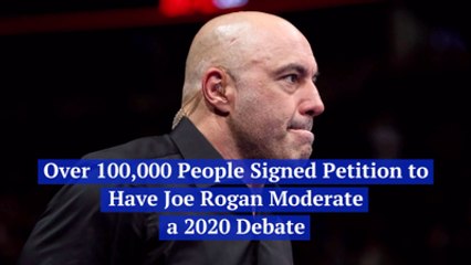 The People Want Joe Rogan To Moderate A Debate