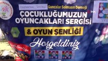 Çocuklar unutulmaya yüz tutmuş oyunlarla şenlendi