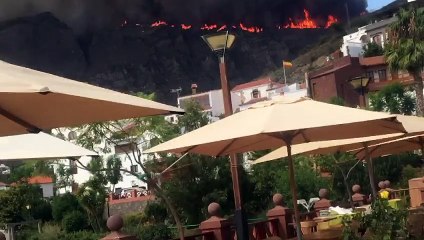 Incendio en Valleseco, Gran Canaria