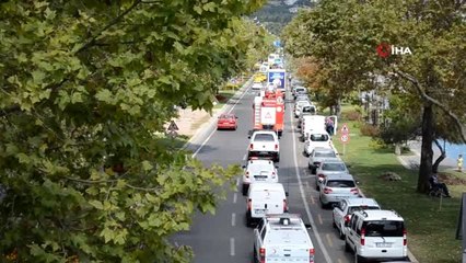 Gülcük Depremi için 50 araçlık konvoy