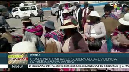 Ordenan captura del gobernador Walter Aduviri en Perú
