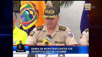 Seis personas detenidas, droga incautada y dinero recuperado dejó un operativo en Cayambe