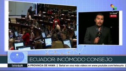AN de Ecuador destituye a cuatro funcionarios del Cpccs