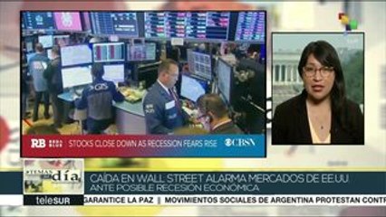 EEUU: caída de Wall Street alarma a mercados ante riesgo de recesión