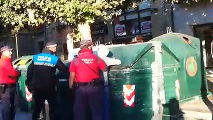 La Policía Foral identifica y denuncia a 4 jóvenes en Tafalla