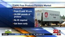 Community Action Partnership of Kern's Food Bank holding free farmers' market at the Kern County Fairgrounds