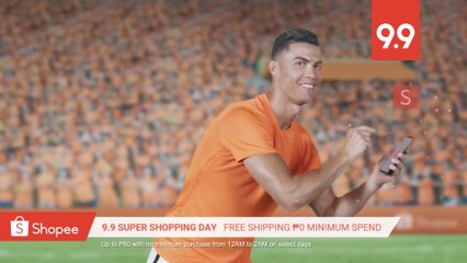 Anuncio ridiculo de Cristiano Ronaldo del shopee Shopping