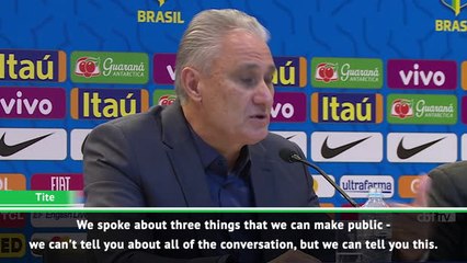 Neymar is 'calm' about uncertain PSG future - Tite