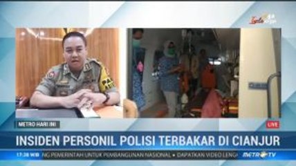 Diduga Ada yang Menyiram Bensin ke Polisi saat Demo Cianjur