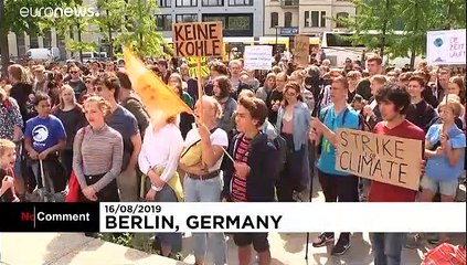 Berlin students skip school for climate change protest
