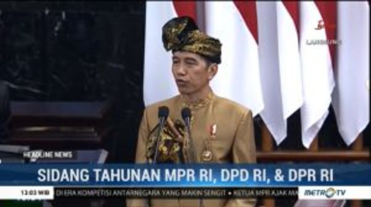 Jokowi Akan Sampaikan Nota Keuangan RAPBN 2020