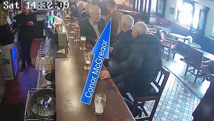 McGregor Punching Old Man in Head in Whiskey Dispute