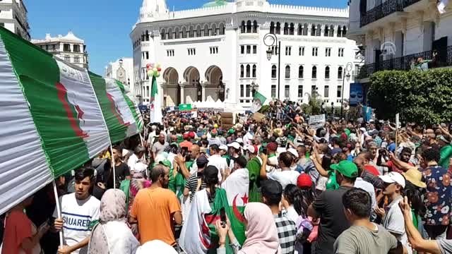 Cezayir'de Buteflika rejimi temsilcileri protesto edildi