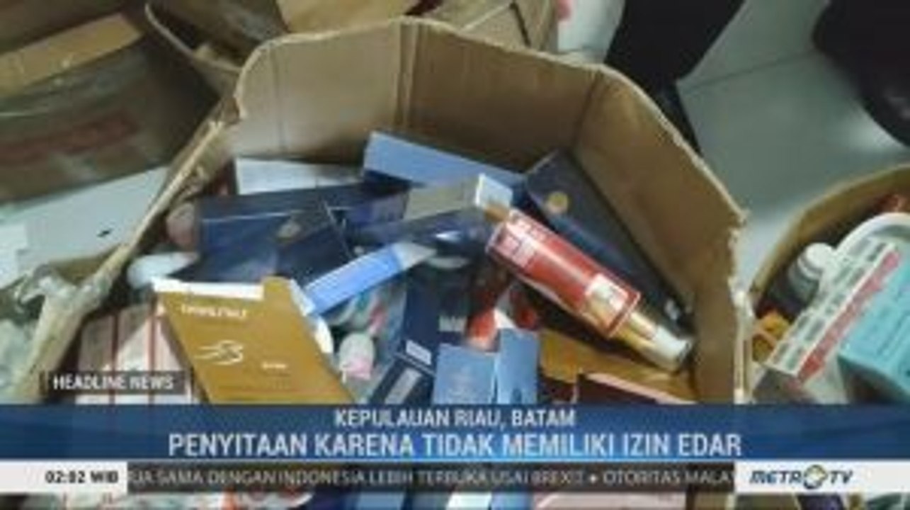 BPOM Batam Sita Ribuan Kosmetik Ilegal