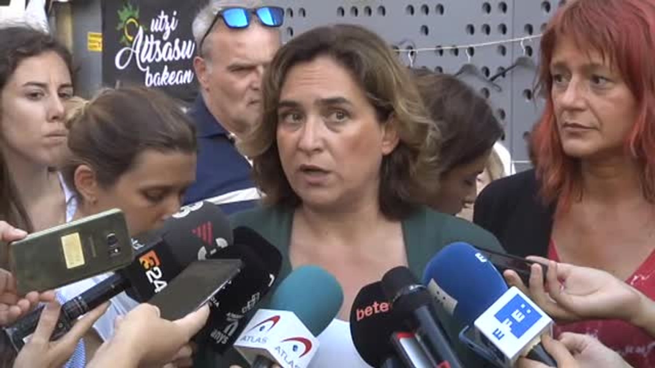 Colau sobre la violencia en Barcelona: "No creemos que esto vaya a ser una tendencia ni algo que se vaya a cronificar"