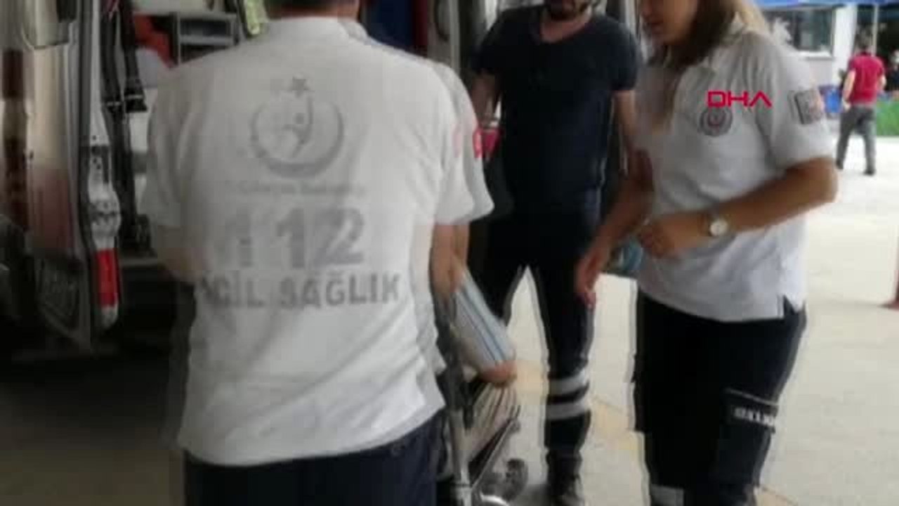 Yangını söndürmeye yardımcı olan 2 kişiye köpek saldırdı