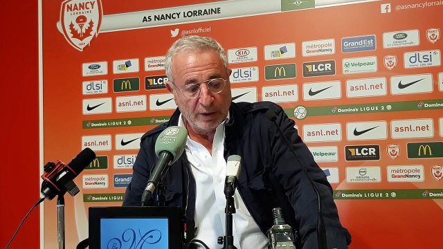 Jean-Michel Roussier, président de l'AS Nancy Lorraine condamne les chants homophobes proférés au stade Marcel Picot face au Mans