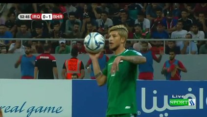 المباراه النهائيه لبطوله اتحاد غرب اسيا بين منتخب العراق ومنتخب البحرين في كربلاء  14_8_2019 الشوط الثاني
