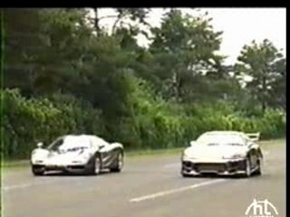 street racing - toyota supra super tuning vs mclaren f1