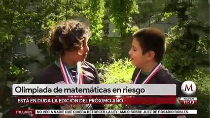 Conacyt anuncia recorte de fondos para la Olimpiada de Matemáticas por austeridad 📉