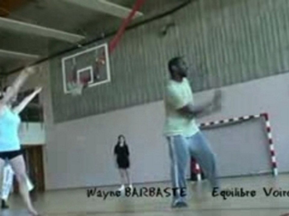Wayne BARBASTE pendant le stage de danse de Voiron