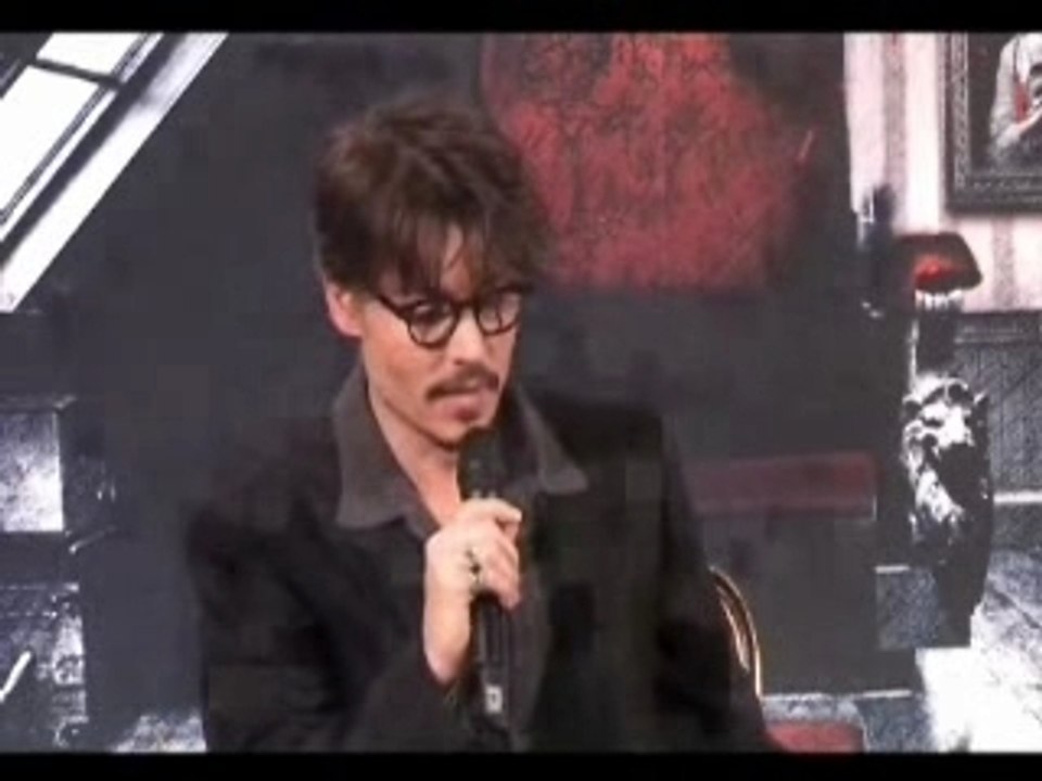 Conférence de presse - Sweeney Todd