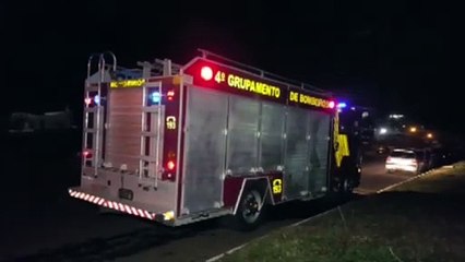 Incêndio ambiental mobiliza Bombeiros na região industrial de Cascavel