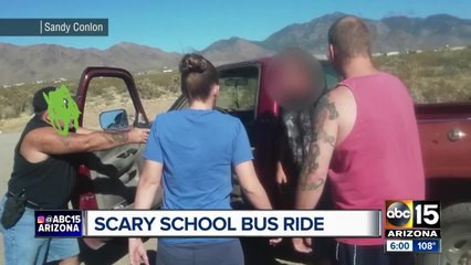 Parents detain driver accused of threatening Kingman school bus