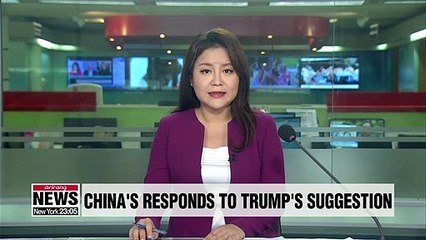 China rebukes Trump's suggestion for Xi to sit down for talks with Hong Kong protesters