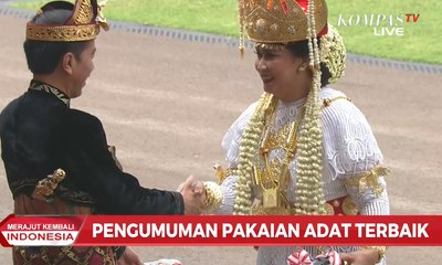 3 Pemenang Pakaian Adat Terbaik Upacara HUT RI di Istana Negara