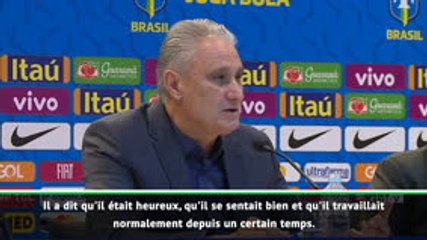 Brésil - Tite : "Neymar attend que le PSG clarifie sa situation"