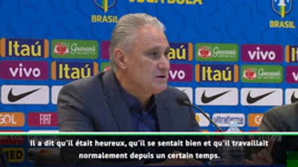 Brésil - Tite : "Neymar attend que le PSG clarifie sa situation"