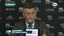 LUP: “Nos faltó matar el partido”: Pedro Caixinha