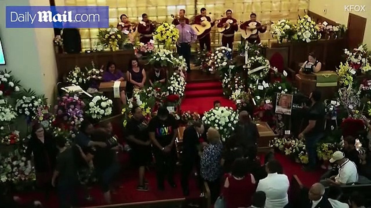 Hundreds of people gather to mourn victim of El Paso shooting