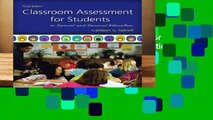 Full E-book  Classroom Assessment for Students in Special and General Education  Best Sellers
