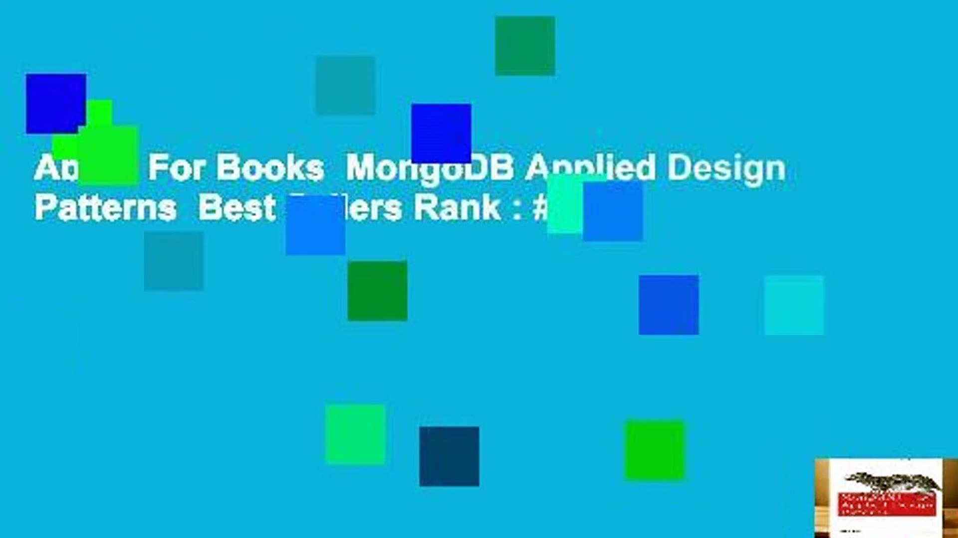 About For Books  MongoDB Applied Design Patterns  Best Sellers Rank : #5