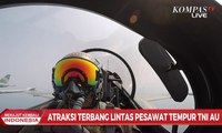 Atraksi Pesawat TNI AU Meriahkan Peringatan HUT RI ke-74