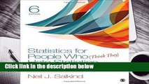 Full Version  Statistics for People Who (Think They) Hate Statistics  For Kindle