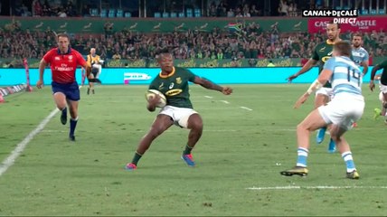 L'incroyable tchic-tchac de S'busiso Nkosi sur son 1er essai